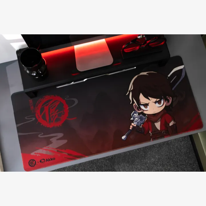 Akko | Akko Comics Theme Mouse Pad Large Size 900x400mm Durable Anti-Slip Rubber Mousepad Desk Pad Thick Seam Edge for Office Gaming