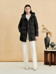 Insulated Hooded Duck Down Jacket