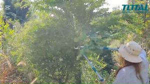 Total กรรไกรตัดกิ่งไม้ด้ามเหล็กหุ้มยางปรับได้ รุ่น THTA1527406 ของแท้100%