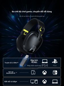 Wireless Bluetooth Headset for Gaming and E-sports with Mic 2-in-1