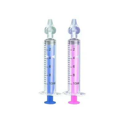 for Infants with Silicone Suction Tips Syringe 10ml Baby Nose Cleaner Nasal Irrigator Portable Needle Tube Nasal Washer
