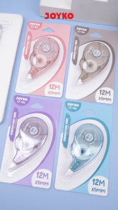 (1pc) JOYKO Pita Koreksi Correction Tape CT-596 12Meter