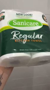 Sanicare Ecolayers Bathroom Tissue 4 Rolls 3-PLY