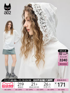 Áo Thun Cotton Dài Tay Có Mũ Trùm Đầu Ren Cho Nữ Mùa Thu 2025 Áo Sơ Mi Lót Ren Kiểu Âu Cho Nữ Đi Chơi