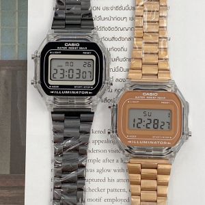 นาฬิกาข้อมือ หน้าปัดดิจิตอล สายเลท พร้อมกล่องแถมฟรี