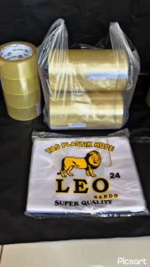 KANTONG PLASTIK KRESEK BENING LEONARDO 300 GRAM UK 15 & 24 TERMURAH