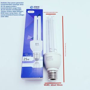 Shelley E27 Spiral 25W Ultraviolet UVC Killing Bulb with No Ozone Home Integrated Remote Control Disinfection Lamp