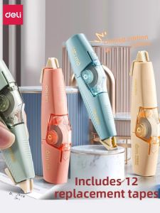 Deli | Replaceable Core Push Button Correction Tape