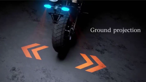 Motorcycle Projection Lamp Turn Signal Light LED IPX6 Waterproof 27 Lighting Modes Motorcycle Modification