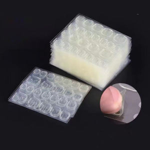 LULAA Double-Side Nail Glue Sticker Waterproof Breathable Jelly Double Sided Nails Adhesive Tabs for False Nail Tips Nail Glue