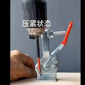 2Pcs Quick Release Horizontal Clamps Locking Lever Fastener Hand Tool GH-201/201A/201B/201C/225D Toggle Clamp Woodworking Tool