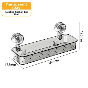 Suction Wall-mounted Bathroom Shelf