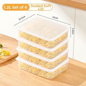 MRUN | Frozen Dumpling Storage Box Food-Grade Freshness