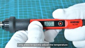 COD KIRIM CEPAT ANENG Solder Listrik Super Panas 60 Watt LCD Display Elektrik Temperature SL102