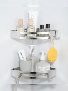 Rak Sudut Kamar Mandi Stainless Steel Model NO.6-13