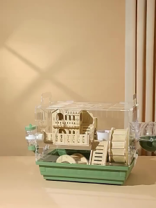 🇸🇬 [In Stock]Hamster Cage Hamster Wheel Hamster House Hamster Water Bottle Hamster Acrylic With Hamster Accessories