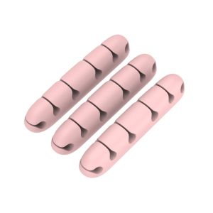 จัดระเบียบสายเคเบิลด้วยยางซิลิโคน อุปกรณ์จัดระเบียบเคเบิลแบบติดตัว จัดระเบียบสายเคเบิลสำหรับโต๊ะทำงาน สไตล์เรียบง่าย