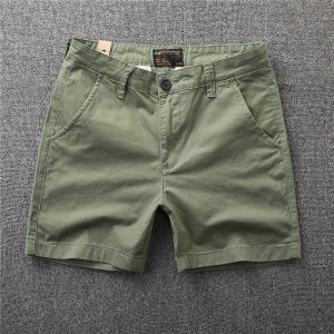 Big Sale Leak-Picking Pants Summer Fashion Brand Japanese Style Pure Cotton Stretch Casual Cargo Shorts Mens Loose Quarter Shorts