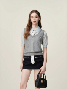AIVEI | Youthful British Style Two-Piece Set for Summer