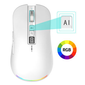 Chuột Thông Minh M131 AI Có Đèn Nền RGB Dịch Thuật Thời Gian Thực 130+ Ngôn Ngữ Kết Nối Không Dây Bluetooth Cho Windows Và Mac OS