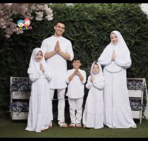 Sarimbit RG 52 Anak dan Dewasa Warna Putih Untuk Manasik Haji dan Umroh Bahan Adem dan Tidak Menerawang
