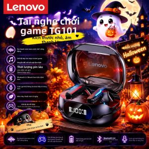 Lenovo | Tai Nghe Nhét Tai Lenovo TG101 Halloween Gaming TWS Bluetooth 5.4 Hybrid ANC 40ms Độ Trễ Thấp Âm Trầm Sâu Tai Nghe Nhét Tai Có Mic