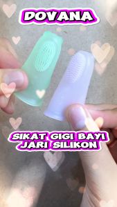 Dovana Sikat Gigi Bayi Jari Silikon Pembersih Lidah Gusi Bayi Lembut Silicone Finger Toothbrush Baby