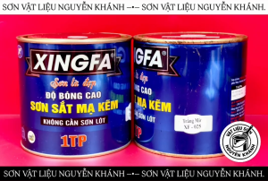 Sơn Sắt Mạ Kẽm Xingfa XF-025 Màu Trắng Mờ – Sơn Là Đẹp Độ Bóng Cao 1TP