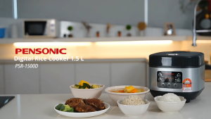 Pensonic Low Sugar Rice Cooker 1.5L Digital Control Stainless Steel (PSR-1500D/PSR-1501DLS)