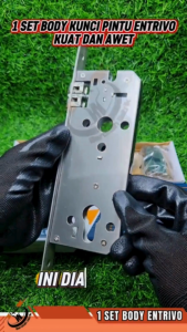 Body kunci Pintu Entrivo Tipe Roller / Bodi Kunci Pelor Stainless Steel Entrivo Cocok Untuk Pintu 2 Daun / Ganda / Kupu Tarung