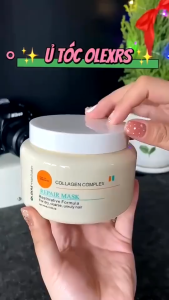 [VAT + TEM PHỤ] Olexrs+Hairsalon Collagen Complex Reipair Mask  -  Kem Ủ Tóc Giúp Phục Hồi Tóc Hư Tổn Và Chống Gãy Rụng Olexrs