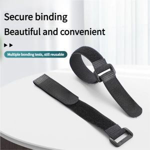 Reusable Hook and Loop Straps Fastener Tape Fastening Cable Ties Straps Nylon Securing Wire Cord Ties Organizer