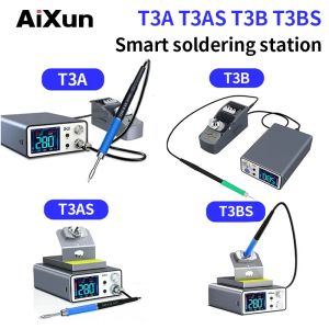 AIXUN T3A T3B Intelligent Soldering Station Welding T115/T210/T245 /T12 Rework Station T3AS T3BS for PCB BGA Soldering Tools