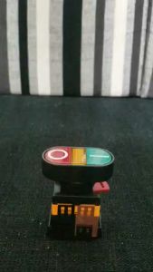 Nút nhấn đôi ON-OFF có đèn APBB-22&25N (Nhấn Nhả) 600V 10A Công tắc nhấn đôi 220VAC