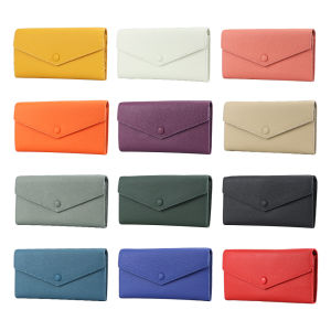 Hoàng Gia Bagger phong bì ví dài đơn giản màu trơn đa khe đựng thẻ đồ đựng thẻ hoàn hảo ví cho sử dụng hàng ngày 1577