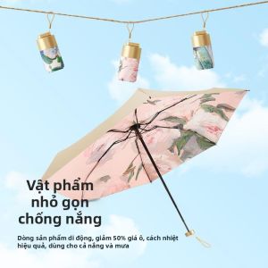 Ô Dù Chống Nắng Nhẹ Tiện Lợi Titanium