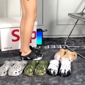 Platform Sandals for Women and Men Camouflage Slippers Non-Slip Beach Sandals Soft