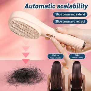 Retractable Magic Comb Scalp Massage Comb Telescopic Portable Hair Cleaning Anti-static Hairdressing Tool