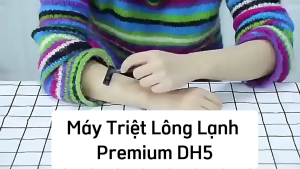 Máy Triệt Lông Lạnh Premium DH5 Máy Triệt Lông Vĩnh ViễnTrẻ Hóa Da Sạch Lông 8 Cấp Độ Vô Hạn Xung