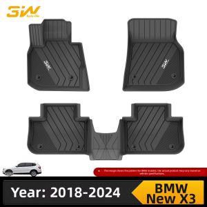 3W | Full TPE Car Foot Mat For BMW X3L X3 iX3 X3M X4 X4M