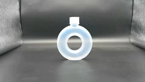 Botol Minum Kapasitas 500Ml Dengan Bentuk Bulat/Botol Jus Desain Donat