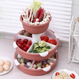 MAIYUQI | Multi-functional Rotatable Double Layer Dish Drainer