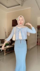 ROK JEANS DUYUNG WANITA MODEL TERBARU DAN TERKINI-ROK JEANS MERMAID MODEL KOREAN