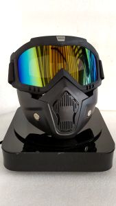 Kacamata Goggles Mask Motor Retro Windproof: Perlindungan Optimal & Stylish