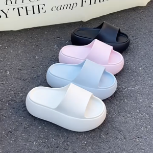 DS รองเท้าผู้หญิง รองเท้าแตะผู้หญิง พร้อมส่ง🩴รองเท้าแตะ EVA สูง 6 ซม. แฟชั่นเกาหลี น่ารัก รองเท้าแบบสวม รองเท้าส้นตึก นิ่มใส่สบาย รองเท้าแตะ หญิง รองเท้าแตะแบบสวมและรองเท้าแตะเปิดส้น เบอร์ 35/36-39/40