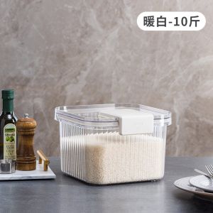 Rice storage household insect proof moisture-proof sealed rice pail rice box kitchen multigrain tank rice flour storage