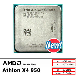 AMD Athlon X4 950 NEW 3.5 GHz Quad-Core Quad-Thread L2=2M 65W AD950XAGM44AB Socket AM4 new but no fan