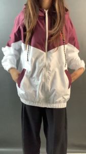 RUBBY Jaket Windbreakers Olahraga Tracktop Hoodie Polos Casual Full Zipper Distro