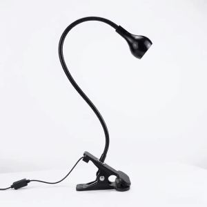 Clip on Bed Table LED Book Light Reading Lamp USB Powered Flexible Free Bending Night Lights With Button Switch