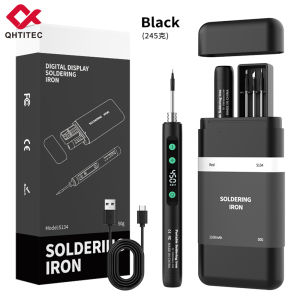 JCD Wireless Soldering Iron Portable 180-450 °C Adjustable Temperature built-in battery with 3Tip Soldering Tool Kit USB-5134